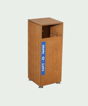 ΚΩΔ 3010010-Κάδος ανακύκλωσης ξύλινος